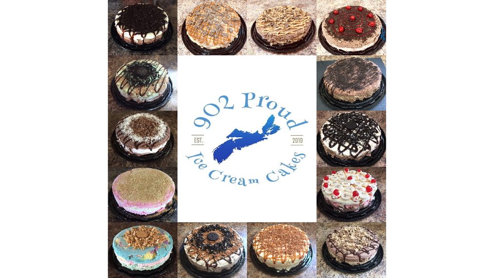 A selection of 902 Proud custom ice cream cakes