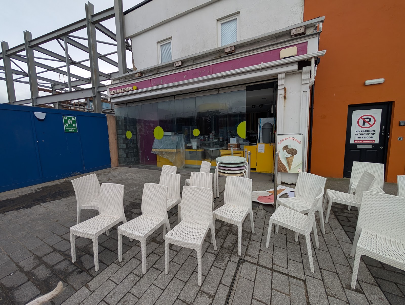 Inside Gelateria Seafront