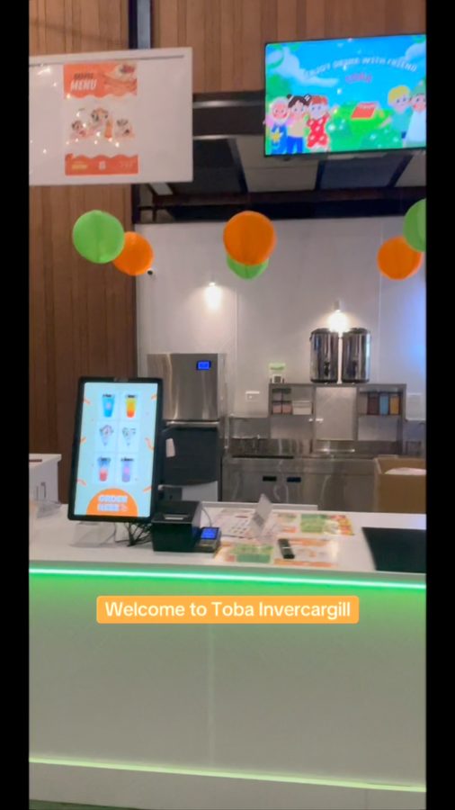 Inside the TOBA shop at Invercargill Central
