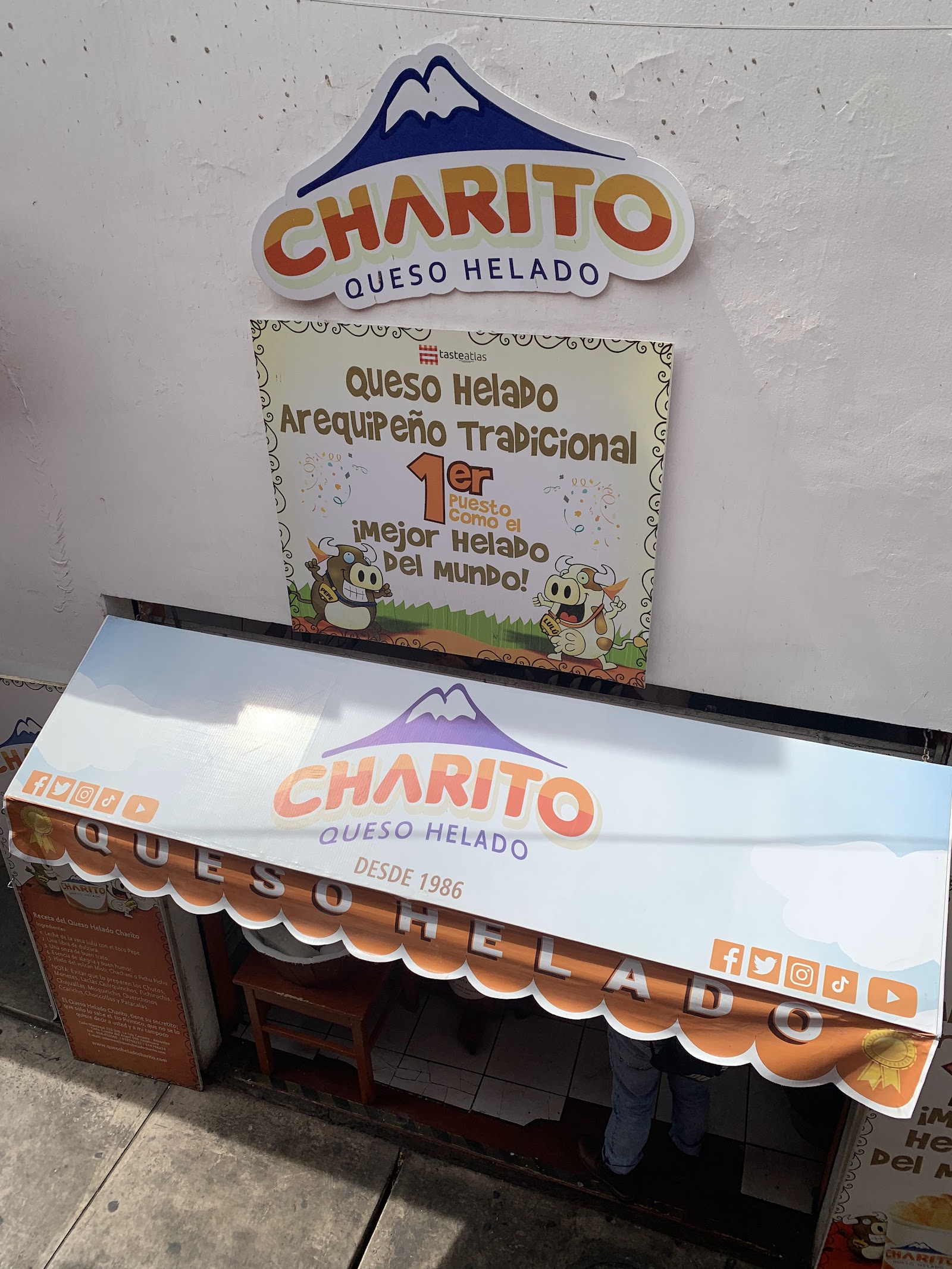 Local de Queso Helado Charito, Arequipa