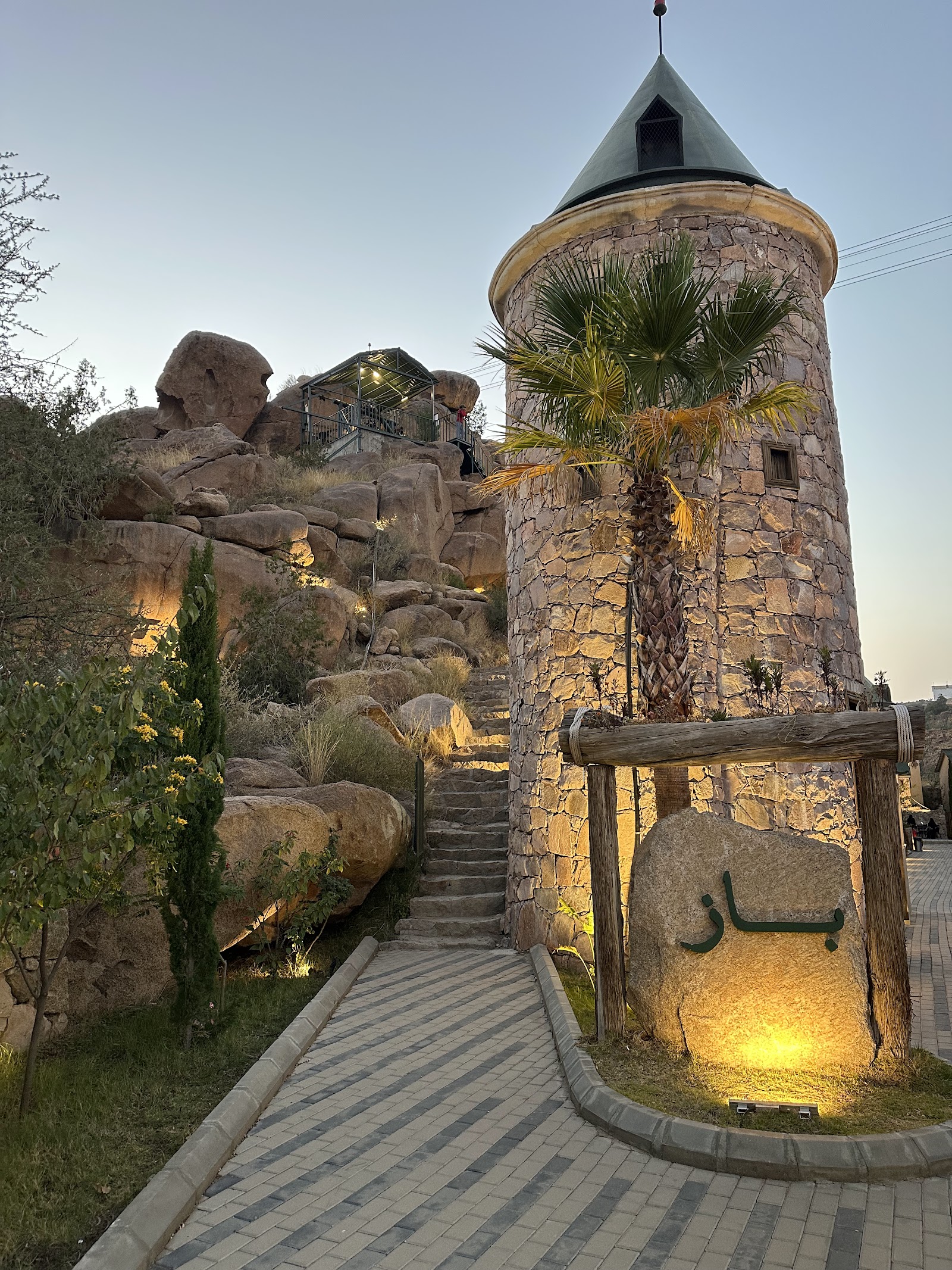 Seating and venue detail at Baz, Al Shafa