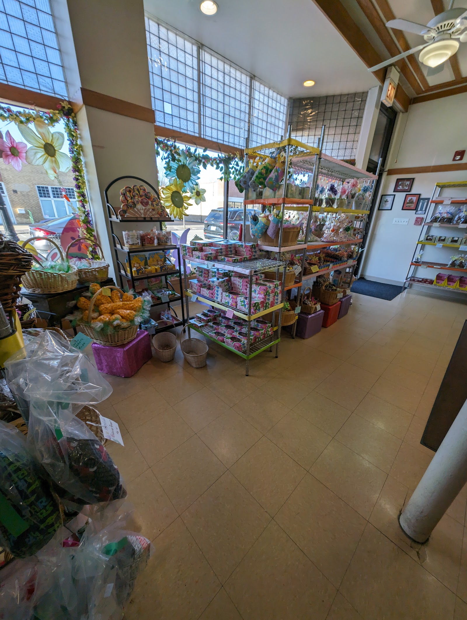 Inside Aunt Diana's candy shop in Riverside, Illinois